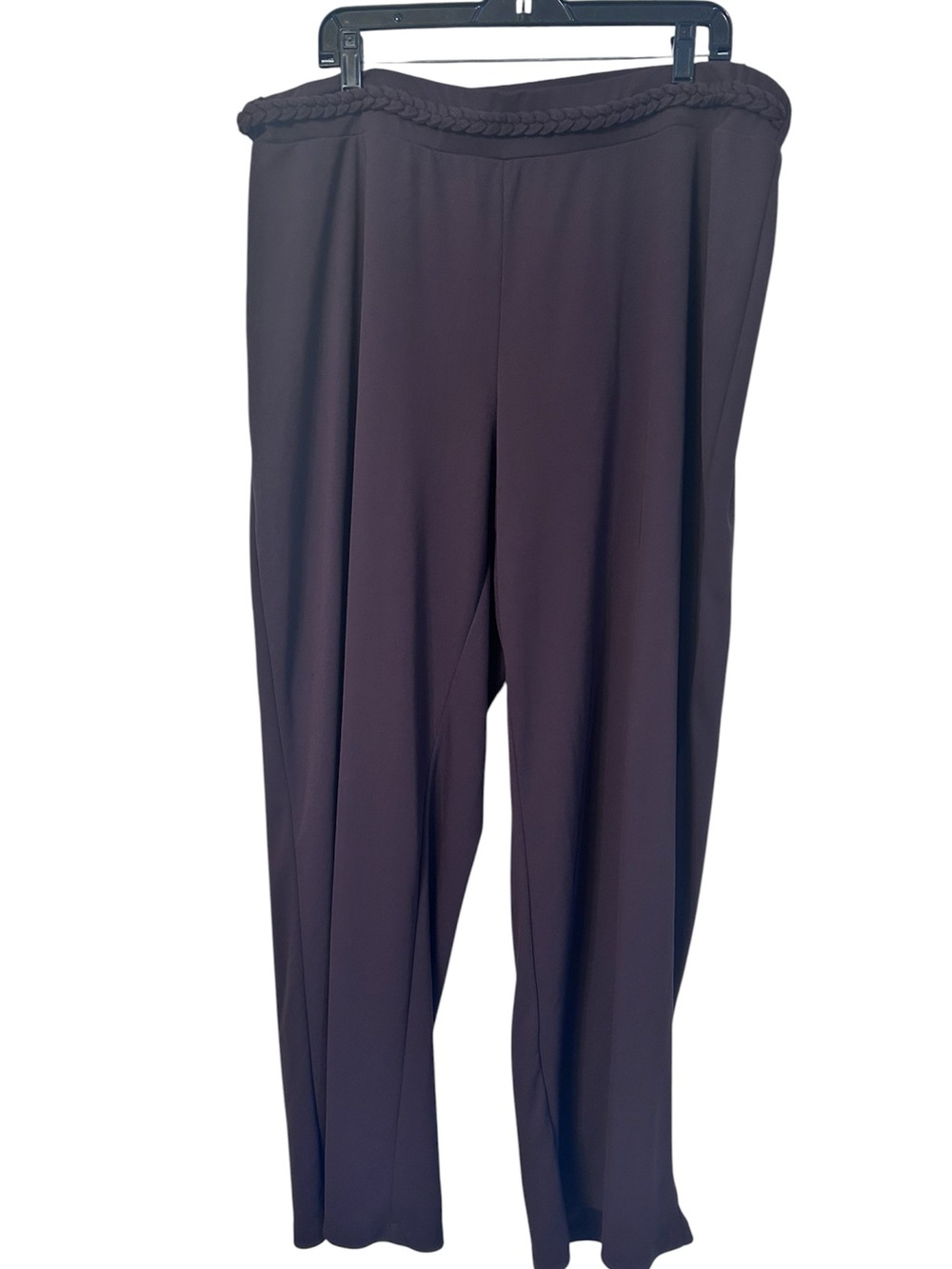Chocolate brown Cato pull-on pants, size 22/24W